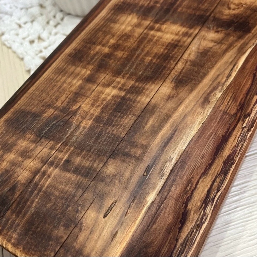 Handmade Rustic Wooden Riser-Serving Tray-Plant Stand-Centerpiece Stand - Picture 5 of 6